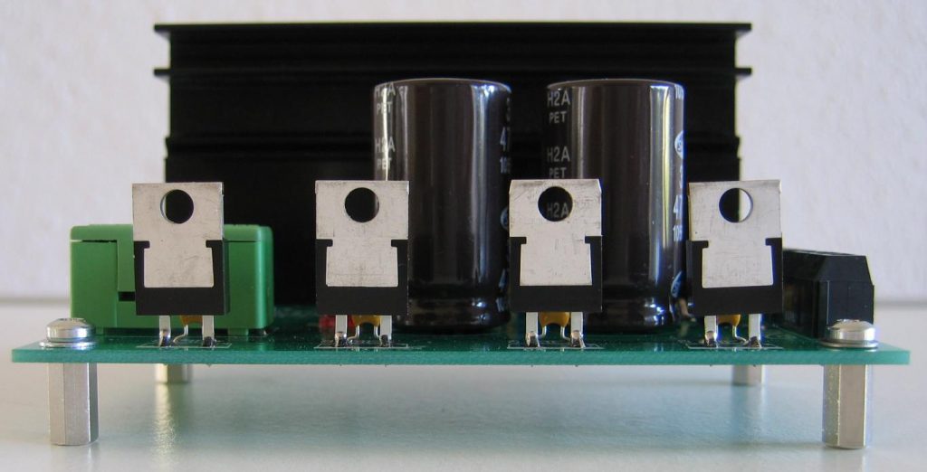 Basic PSU with LM350 - front view