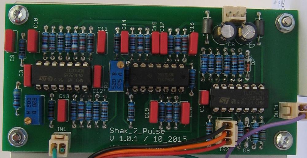 Shakuhachi 2 Synth Project: Shakuhachi 2 pulse stuffed PCB