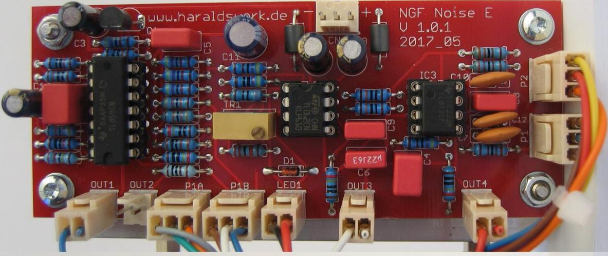 NGF-E Project: White and coloured noise, random voltage PCB