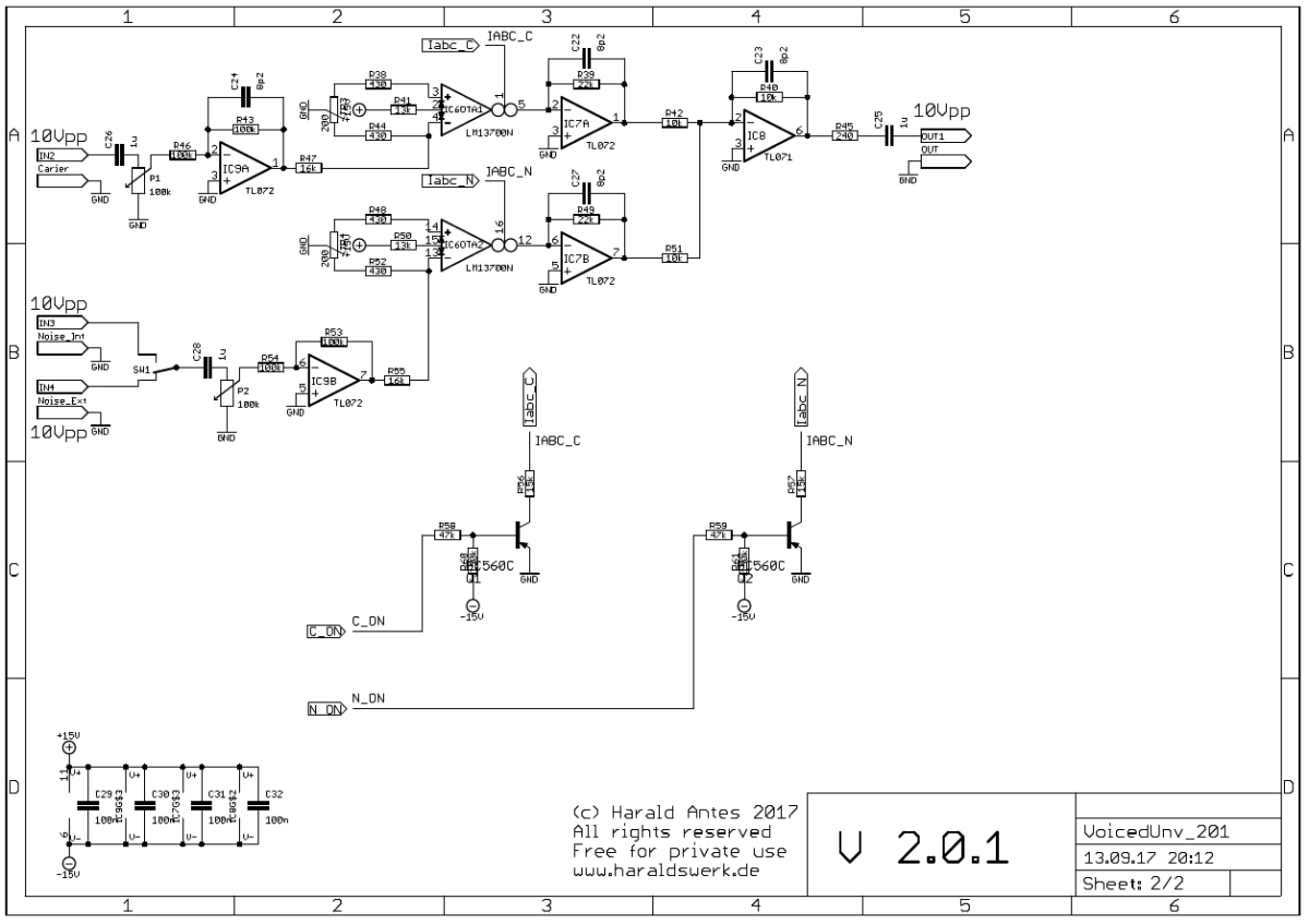 NGF Vocoder project: Voiced - unvoiced detection schematic 02