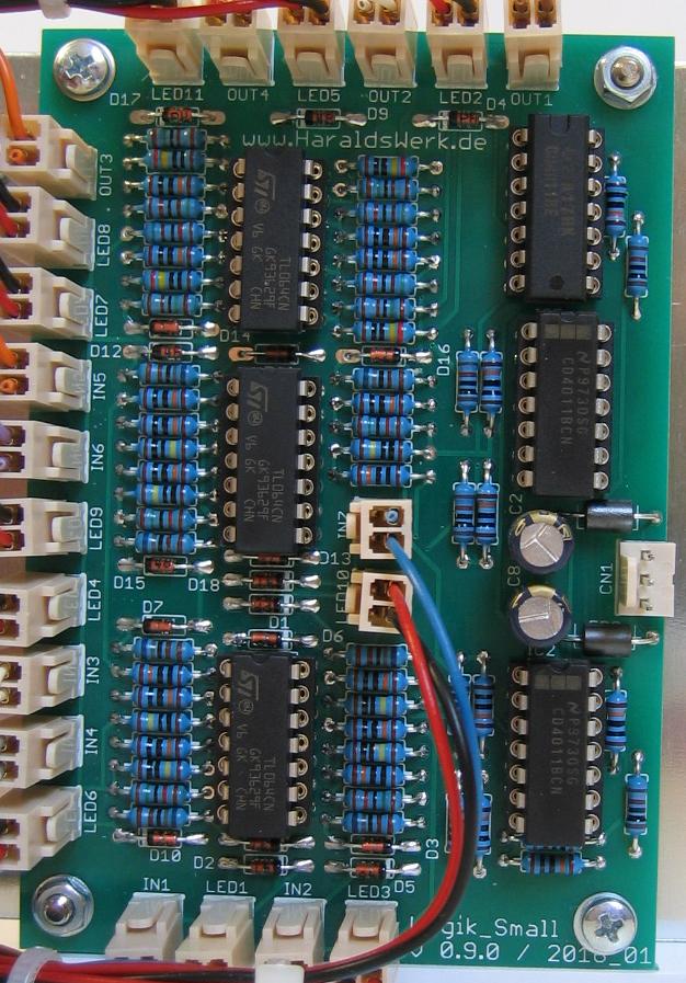 Logic Module populated PCB