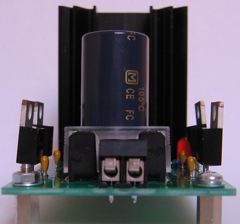Basic PSU with 78xx voltage regulator