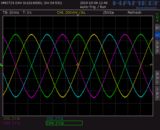 Voltage controlled quadrature LFO sine output screenshot