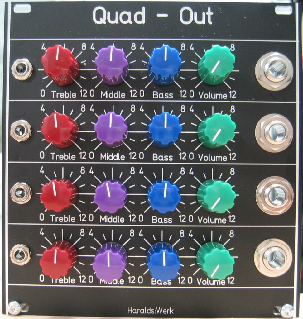 Quad output module