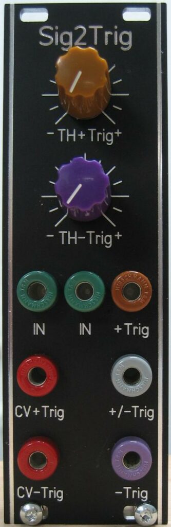 Signal to Trigger Converter: Front view