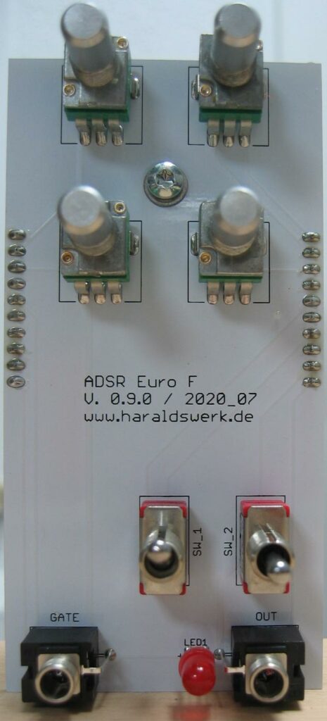 ADSR: Populated control PCB