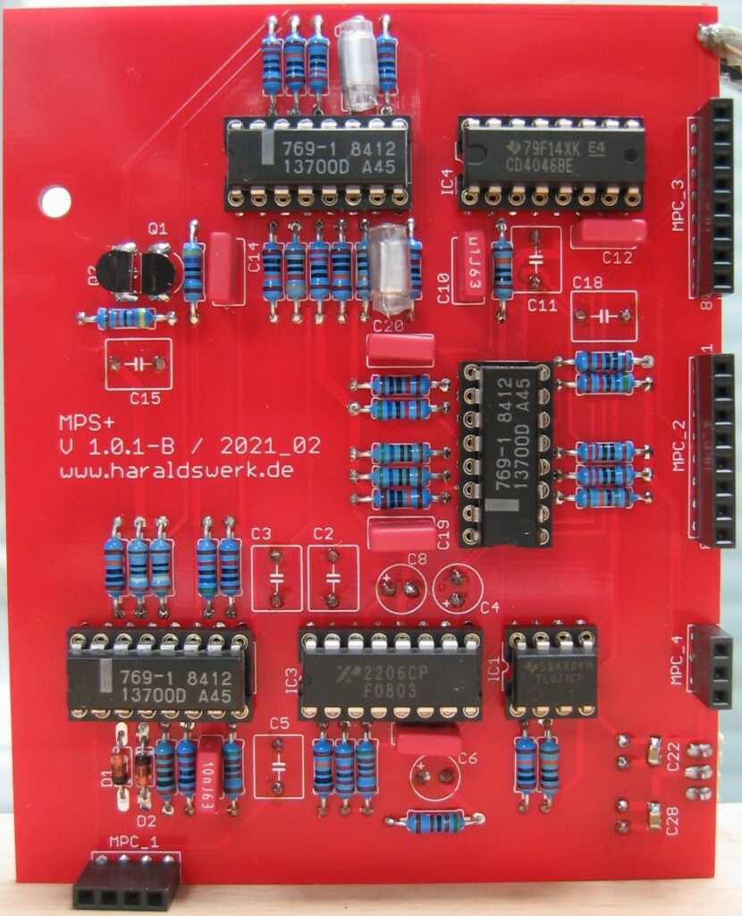 Thomas Henry's MPS: Populated main PCB