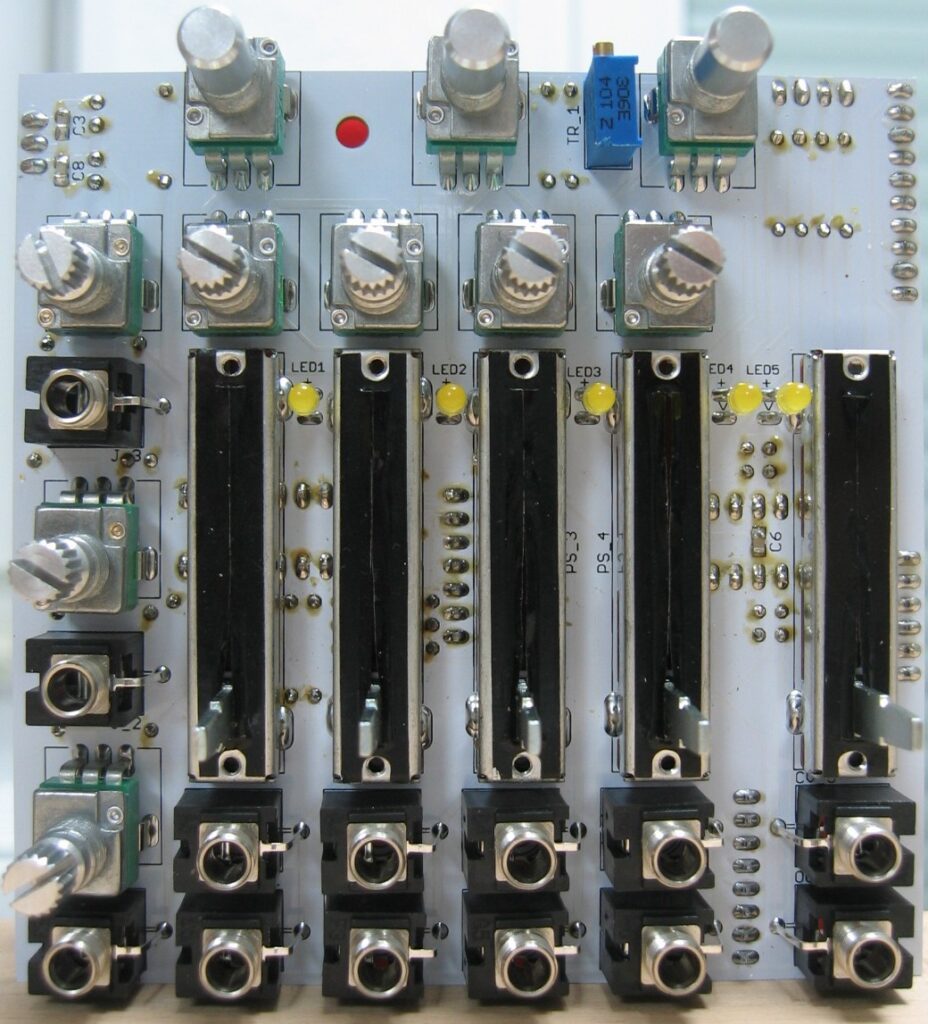 Scanning Mixer: Control PCB top