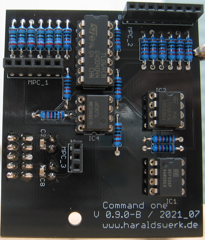 Command one: Populated main PCB